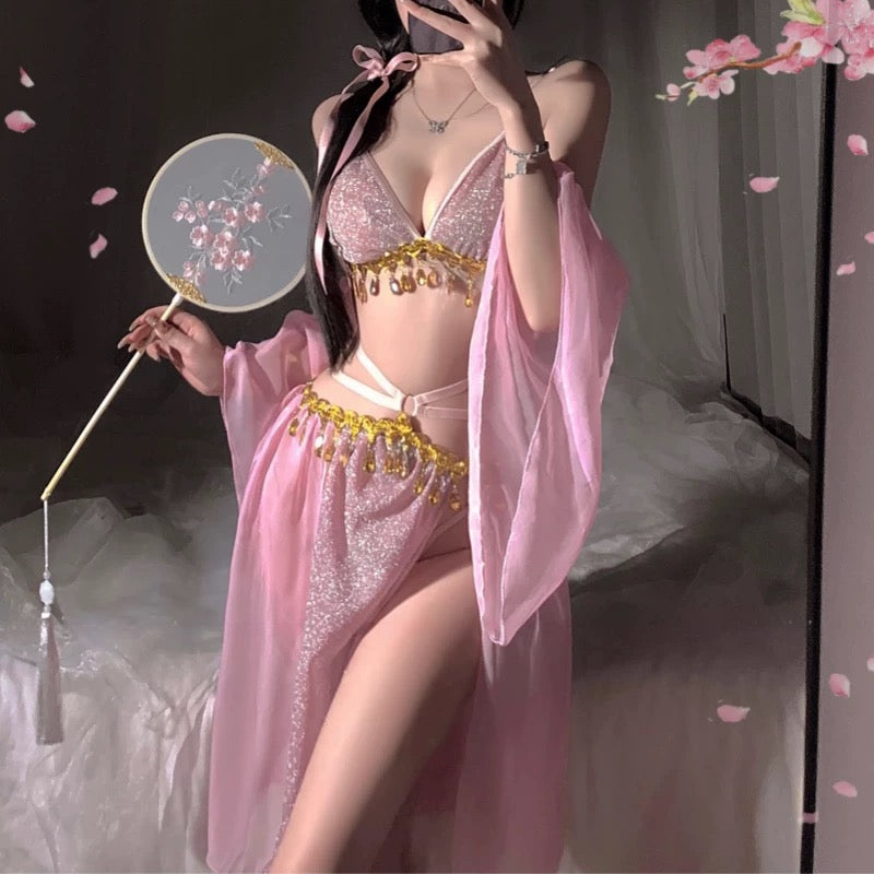 Dunhuang Musa Antikinspirerad Hanfu-dräkt – Exotiskt Prin