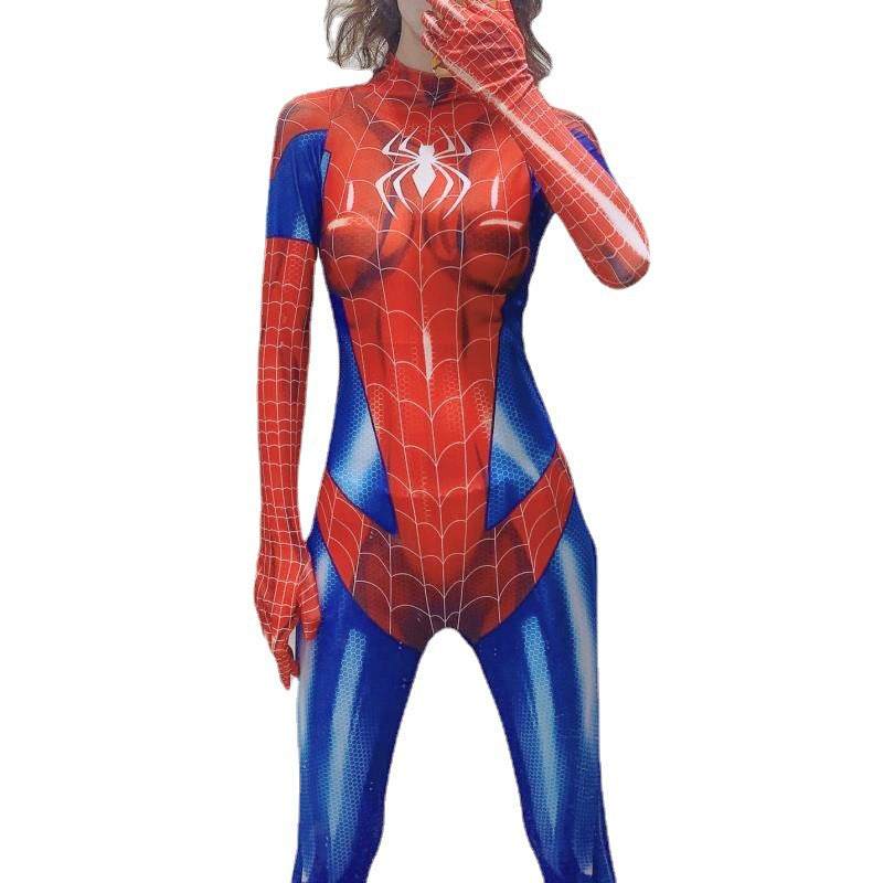 Spider-Inspired Hero Bodysuit – Sleek Multiverse Cosplay Jumpsuit for Women