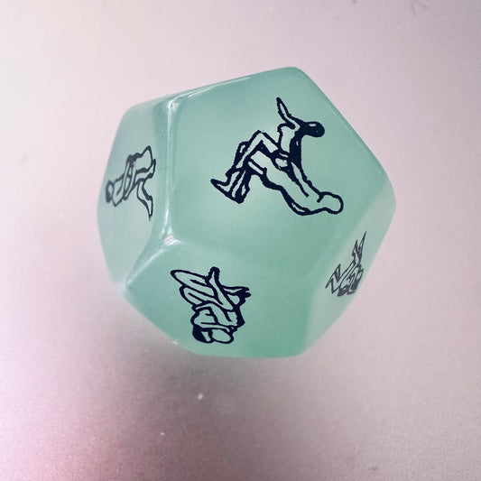 12-Sided Couple Dice Set – Romantic Adventure Game for Playful Date Nights